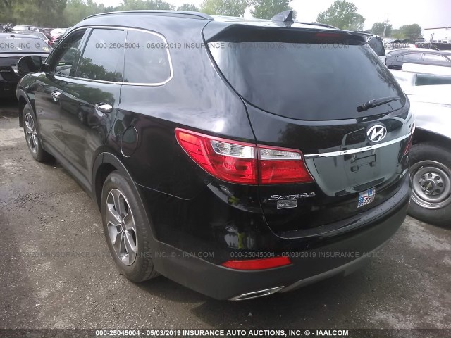 KM8SN4HFXDU009910 - 2013 HYUNDAI SANTA FE GLS BLACK photo 3