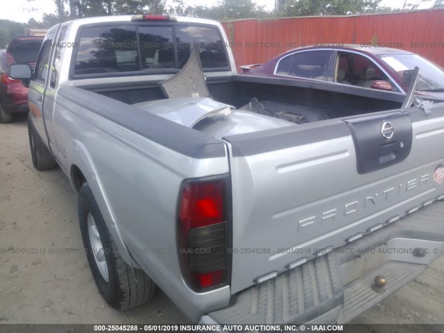 1N6DD26T84C483273 - 2004 NISSAN FRONTIER KING CAB XE SILVER photo 3