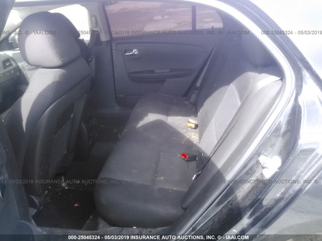 1G1ZC5E02CF282169 - 2012 CHEVROLET MALIBU 1LT 黑色 照片 8