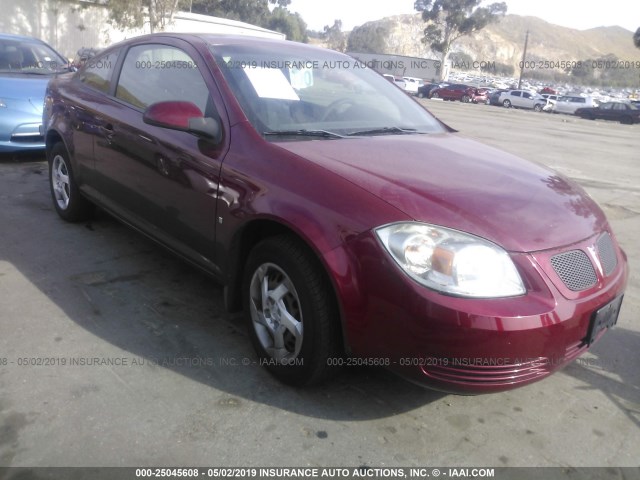 1G2AL18F987250550 - 2008 PONTIAC G5 RED photo 1