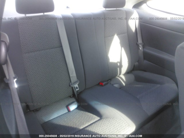 1G2AL18F987250550 - 2008 PONTIAC G5 RED photo 8