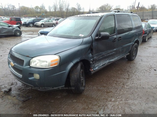 1GNDV23LX6D177457 - 2006 CHEVROLET UPLANDER LS BLUE photo 2