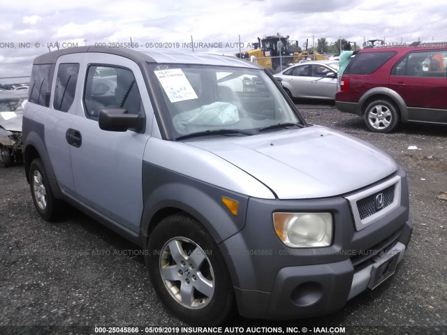 5J6YH285X4L039121 - 2004 HONDA ELEMENT EX GRAY photo 1