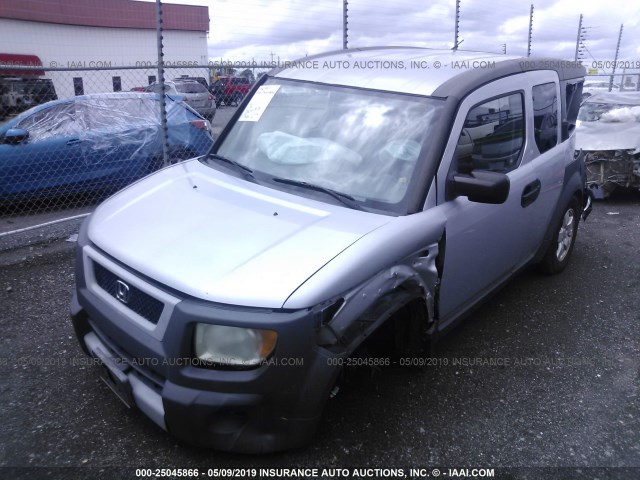 5J6YH285X4L039121 - 2004 HONDA ELEMENT EX GRAY photo 2