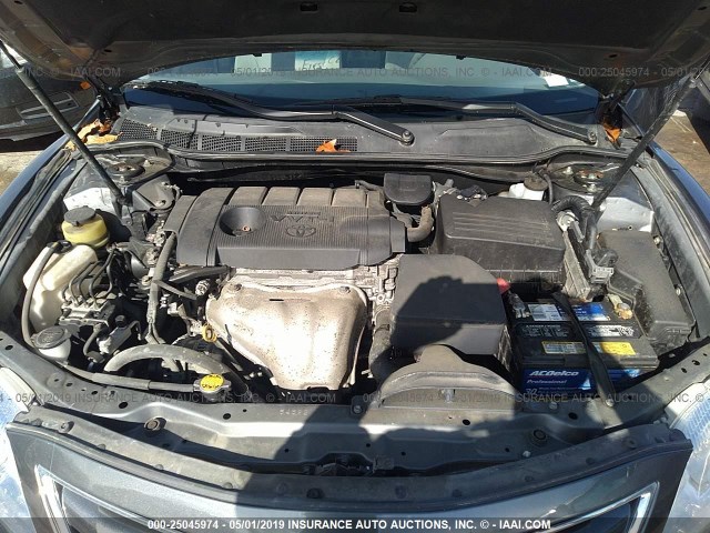 4T1BF3EK6BU746172 - 2011 TOYOTA CAMRY SE/LE/XLE GRAY photo 10