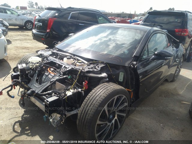 WBY2Z2C56GV675672 - 2016 BMW I8 BLACK photo 2