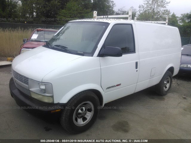 1GCDL19W51B107380 - 2001 CHEVROLET ASTRO WHITE photo 2