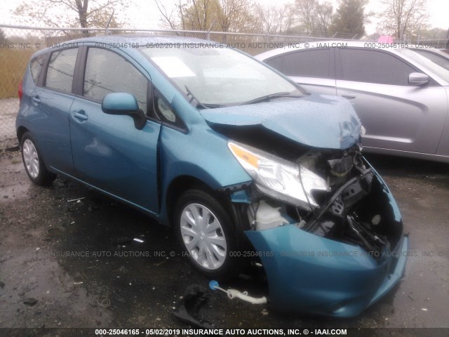 3N1CE2CP0EL402388 - 2014 NISSAN VERSA NOTE S/S PLUS/SV/SL TEAL photo 1