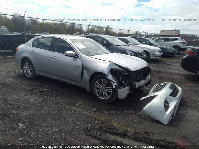 JN1CV6AR2CM972410 - 2012 INFINITI G37 SILVER photo 1