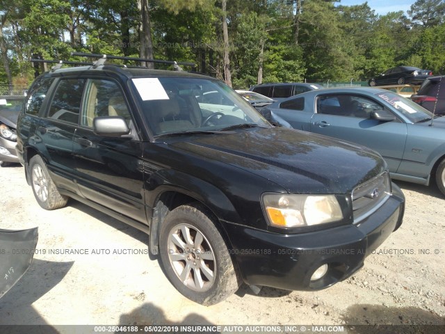 JF1SG65625H704445 - 2005 SUBARU FORESTER 2.5XS ლურჯი ფოტო 1