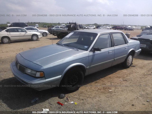 1G3AG54N9P6347112 - 1993 OLDSMOBILE CUTLASS CIERA S Light Blue photo 2