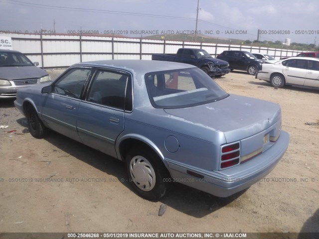 1G3AG54N9P6347112 - 1993 OLDSMOBILE CUTLASS CIERA S Light Blue photo 3