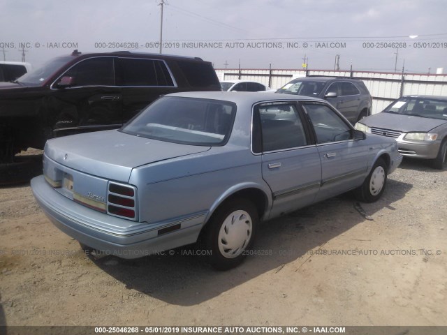 1G3AG54N9P6347112 - 1993 OLDSMOBILE CUTLASS CIERA S Light Blue photo 4