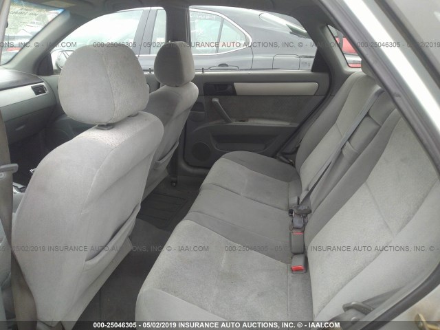 KL5JD52Z54K009066 - 2004 SUZUKI FORENZA S SILVER photo 8