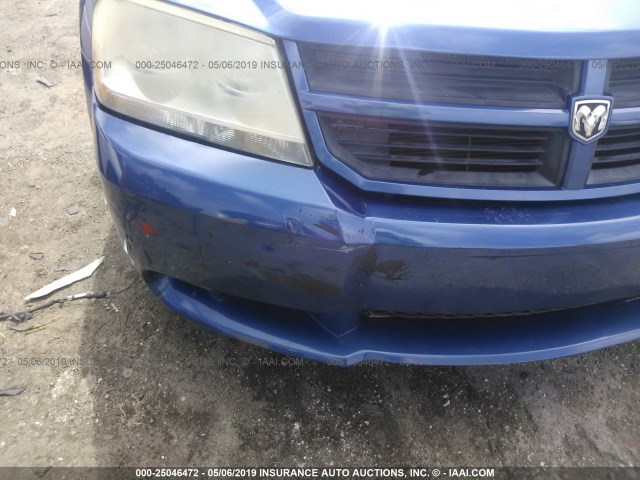 1B3LC46B39N556681 - 2009 DODGE AVENGER SE/SXT BLUE photo 6