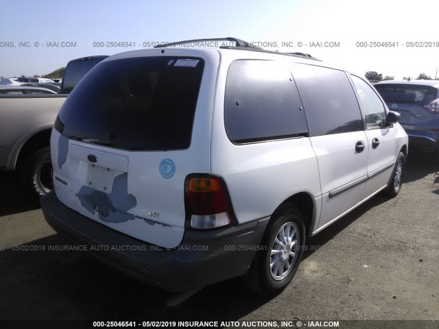 2FMZA5141XBA49862 - 1999 FORD WINDSTAR LX WHITE photo 4