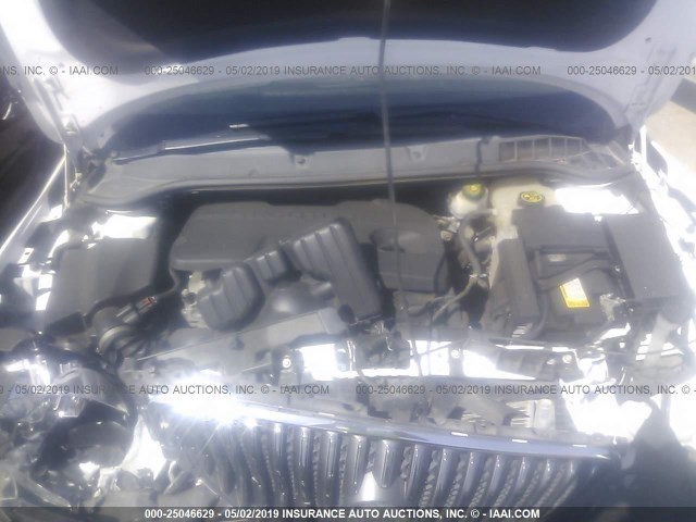 1G4PP5SK1G4161588 - 2016 BUICK VERANO WHITE photo 10