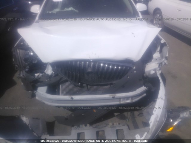 1G4PP5SK1G4161588 - 2016 BUICK VERANO WHITE photo 6