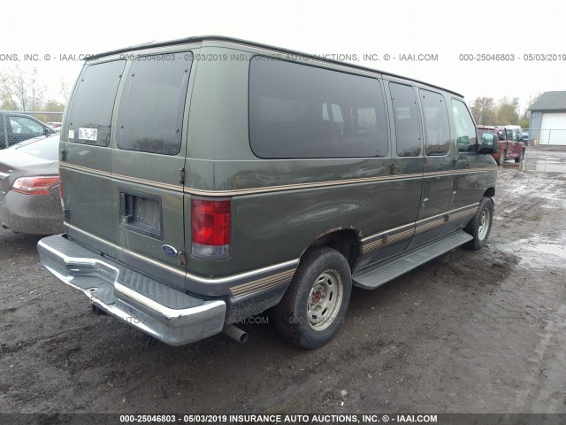 1FMRE11W74HB51339 - 2004 FORD ECONOLINE E150 WAGON GREEN photo 4