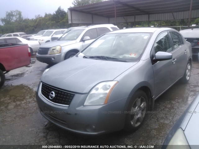 3N1AB61E38L627532 - 2008 NISSAN SENTRA 2.0/2.0S/2.0SL GRAY photo 2