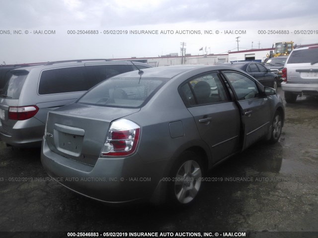 3N1AB61E38L627532 - 2008 NISSAN SENTRA 2.0/2.0S/2.0SL GRAY photo 4