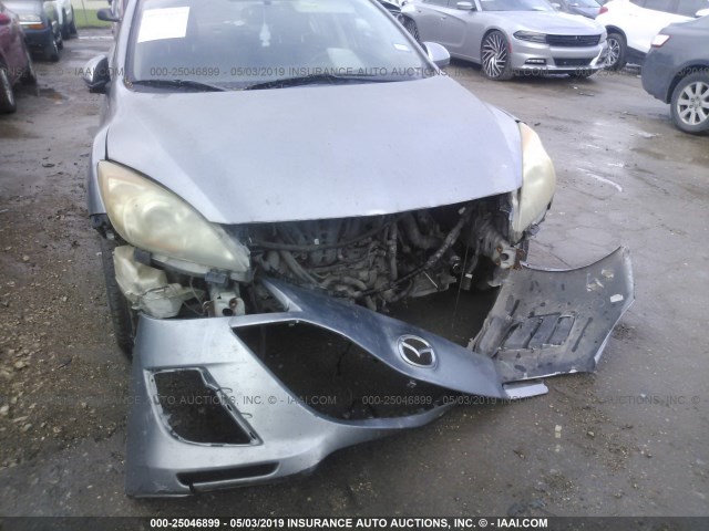 JM1BL1SF2A1168497 - 2010 MAZDA 3 I SILVER photo 6