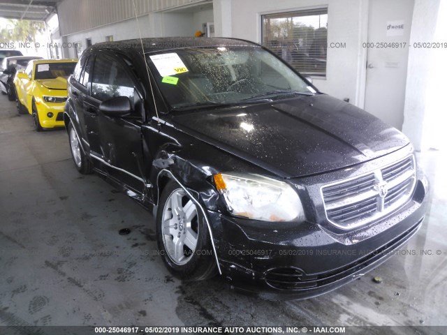 1B3HB48B28D546069 - 2008 DODGE CALIBER SXT BLACK photo 1