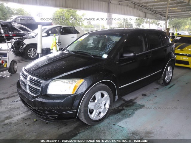 1B3HB48B28D546069 - 2008 DODGE CALIBER SXT BLACK photo 2