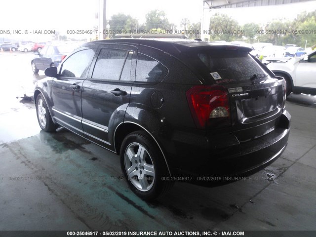 1B3HB48B28D546069 - 2008 DODGE CALIBER SXT BLACK photo 3