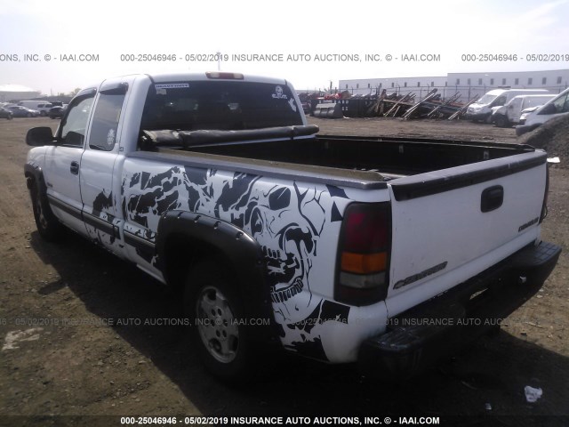 1GCEC19V11Z152450 - 2001 CHEVROLET SILVERADO C1500 WHITE photo 3