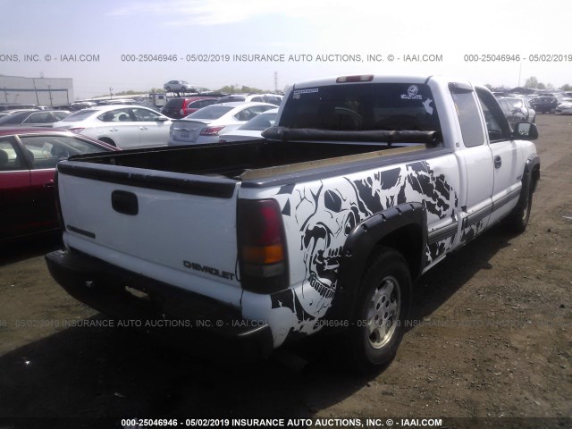 1GCEC19V11Z152450 - 2001 CHEVROLET SILVERADO C1500 WHITE photo 4