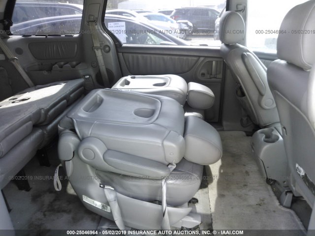 5TDZA22C14S166988 - 2004 TOYOTA SIENNA XLE/XLE LIMITED GRAY photo 8