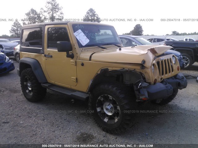 1C4AJWAG3DL661672 - 2013 JEEP WRANGLER SPORT TAN photo 1