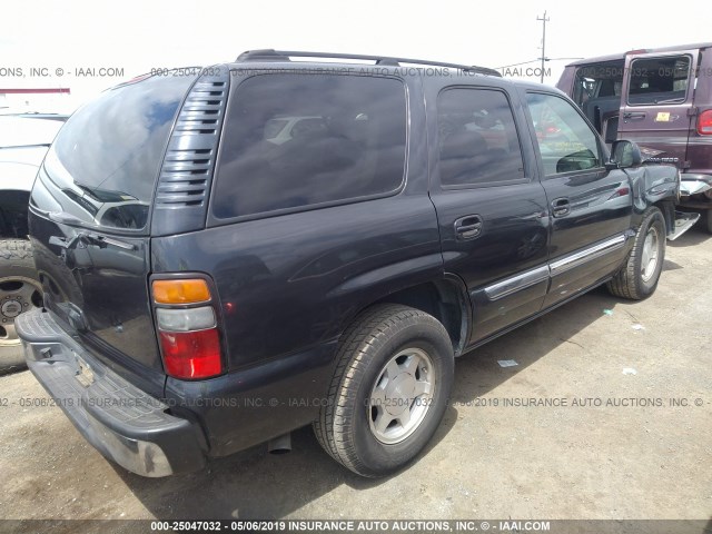 1GKEC13V84J330872 - 2004 GMC YUKON BLACK photo 4