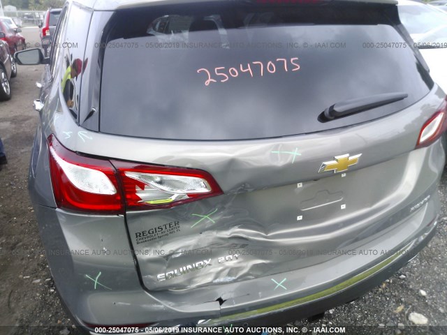 3GNAXPEX8KS580406 - 2019 CHEVROLET EQUINOX PREMIER GRAY photo 6