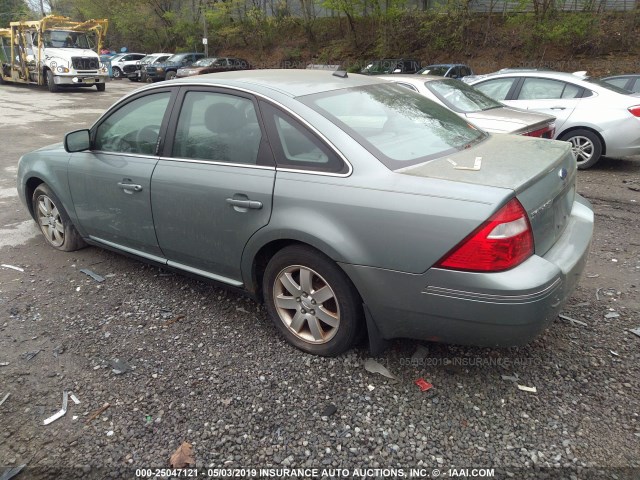 1FAHP24197G153108 - 2007 FORD FIVE HUNDRED SEL TEAL photo 3