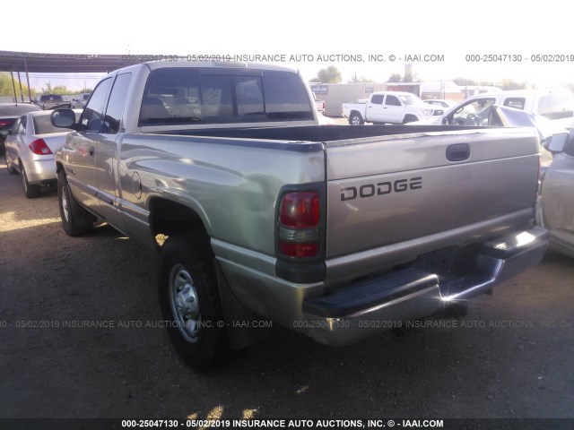 3B7KC23W92M211791 - 2002 DODGE RAM 2500 GOLD photo 3