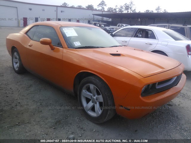 2C3CDYAG3CH141600 - 2012 DODGE CHALLENGER SXT ORANGE photo 1