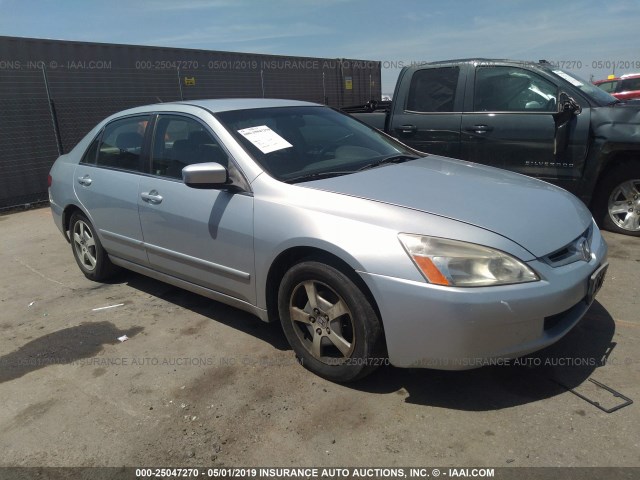 JHMCN36495C006278 - 2005 HONDA ACCORD HYBRID BLUE photo 1