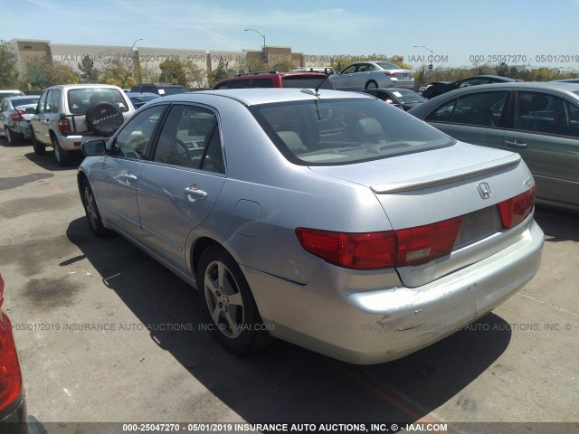 JHMCN36495C006278 - 2005 HONDA ACCORD HYBRID BLUE photo 3