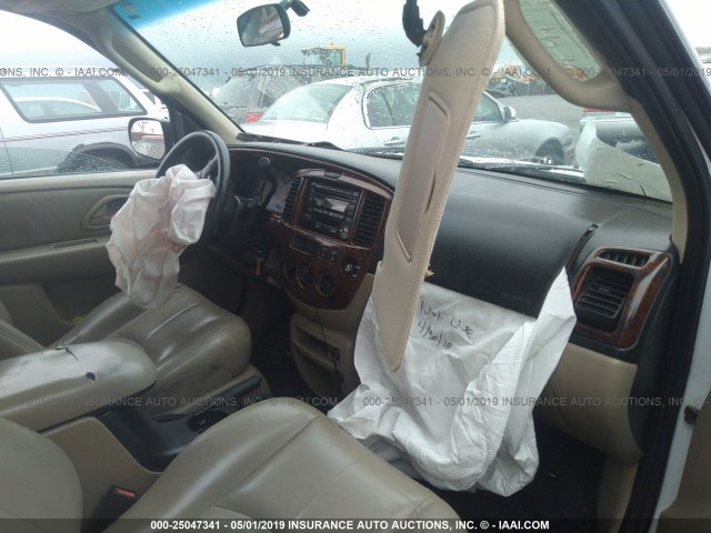 4F2CZ96153KM10423 - 2003 MAZDA TRIBUTE ES 白色 照片 5