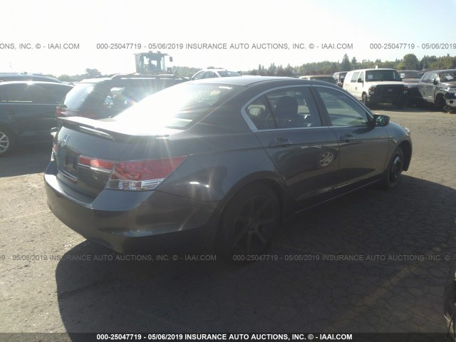 1HGCP2F75CA126332 - 2012 HONDA ACCORD EX GRAY photo 4