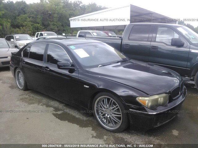 WBAGN63454DS51433 - 2004 BMW 745 LI BLACK photo 1