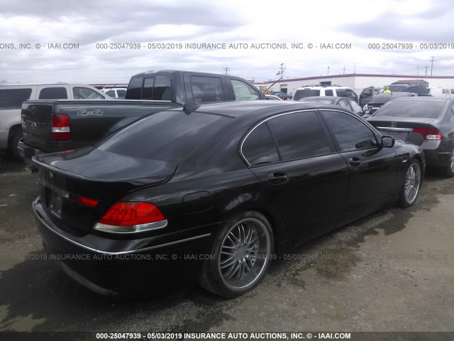 WBAGN63454DS51433 - 2004 BMW 745 LI BLACK photo 4