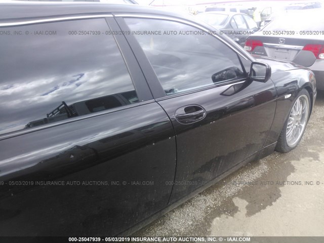 WBAGN63454DS51433 - 2004 BMW 745 LI BLACK photo 6