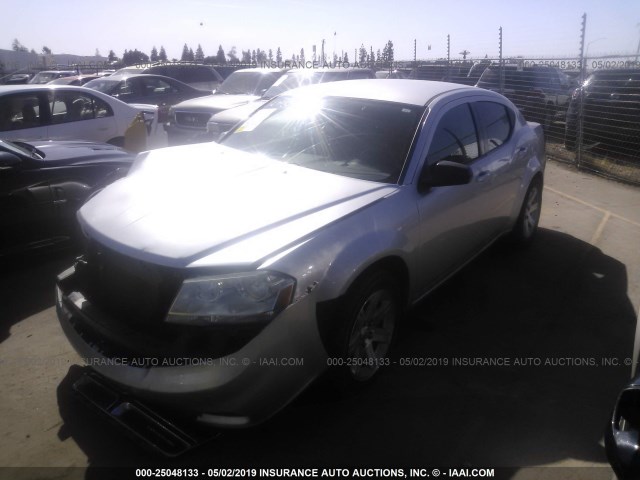 1B3BD4FB8BN608661 - 2011 DODGE AVENGER EXPRESS SILVER photo 2