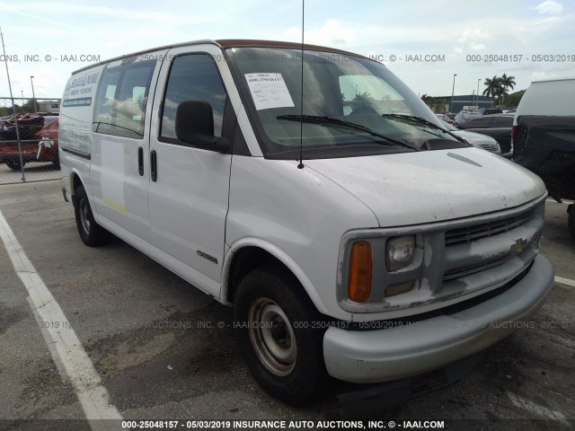 1GCEG15W7Y1123160 - 2000 CHEVROLET EXPRESS G1500  WHITE photo 1