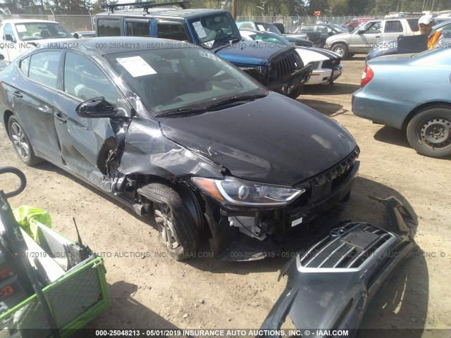 5NPD84LF1JH402874 - 2018 HYUNDAI ELANTRA SEL/VALUE/LIMITED GRAY photo 1