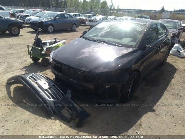 5NPD84LF1JH402874 - 2018 HYUNDAI ELANTRA SEL/VALUE/LIMITED GRAY photo 2