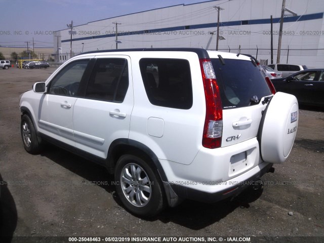 JHLRD789X5C061727 - 2005 HONDA CR-V SE/EX WHITE photo 3